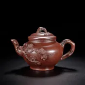 宜興紫砂老壺 報春梅花紫砂壺380ml 大容量紫砂壺 早期一廠紫砂壺 名家紫砂壺 紫砂茶壺 泡茶壺