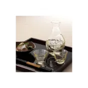 (店+)日本製 高瀬川 琥珀清酒杯套裝 含冷酒壺+酒杯 es023