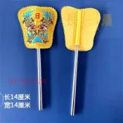 ⭐好物優選⭐ 【已開光】道家用品 拜斗扇子 刺繡日月扇寶蓋桃木劍 米斗配件送桿子道士用品⭐長晨商貿