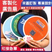 扇子客製化應援扇明星偶像廣告選舉團扇客製應援透扇圓形印刷迷你扇製作透明折疊扇diy摺疊圓扇迷你塑膠訂製應援物紀念品廣告扇