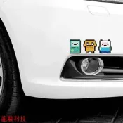 【熱銷🔥精品】汽車個性貼紙網紅車貼探險時光卡通可愛探險活寶車貼劃痕遮擋車尾車貼 防水車貼 反光車貼 車身貼紙