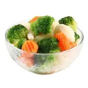 【愛上新鮮】鮮凍綜合蔬菜200g±10%x1包(紅蘿蔔/青花菜/白花菜/冷凍蔬菜/家常備菜)