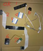 7片一組《原廠專用 按鍵板 遙控接收板 屏線》HERAN 禾聯 HD-50UDF2