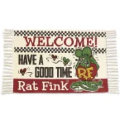 【MOONEYES】 RAT FINK RF 老鼠芬克 芬克鼠 地毯 地墊[RAF424]
