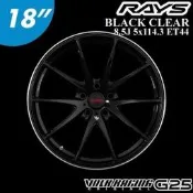 日本 Volk Racing Rays 鋁圈 G25  18吋 8.5J 5/114.3 ET52 亮黑色