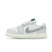 ACS跨運動 Nike 童鞋 Air Jordan 1 Low OG TD 小童 學步鞋 CNY 新年 蛇年 AJ1 灰 HF3206-100