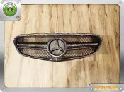 泰山美研社 E0733 BENZ W212 電鍍黑 改2014款 E63 AMG 無LOGO 水箱罩