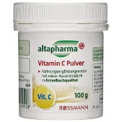 Über 德國 Rossmann altapharma Vitamin C Pulver 維他命C飲 (粉狀)