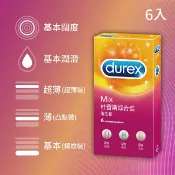 屈臣氏Watsons 杜蕾斯綜合裝衛生套6入