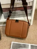 喜挖2店 個性設計感盒子包休閒單肩小方包百搭運動硬殼包女斜後背包手機包