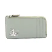 【DOKODEMO】【二手】Vivienne Westwood)零錢包，Orb 設計，5402000HWS000DM402，綠色皮革，卡包，女士，全新