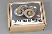 【傑作坊】Hobby Design HD03-0507 1/24 18吋改裝輪圈 BBS RS 斜唇式樣 JDM