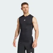 【adidas 愛迪達】背心 男款 運動背心 慢跑 TF C SL TEE 黑 JE6694(S3461)