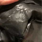 無內標 內裏一處瑕 二手 Nya 驚訝貓 黒貓 小 手拿包 側肩包 後背包 約24x17x11cm
