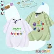 果實皮克敏 奶茶小石頭 班服團體服 純棉短袖T恤 親子裝 情侶裝 幼稚園衣服 工作服中大童上衣 姊弟裝可客製 7-21