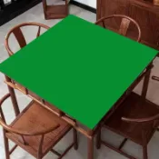 臺灣現/貨麻將墊正方形靜音棋牌室墊子打撲克牌九加厚牌桌墊四方臺布墊