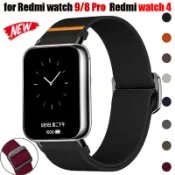 XIAOMI XIAOMI MI 尼龍牛頭扣錶帶兼容小米手環 9 Pro/8 Pro 小米智能腕帶錶帶 Redmi wa
