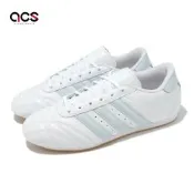 adidas 跆拳道鞋 Taekwondo Lace W 女鞋 白 藍 膠底 皮革 休閒鞋 愛迪達 JP8142