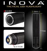 〈刀之林〉INOVA-T1/4.8W(黑)-LED-手電筒