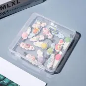 PP塑膠透明盒子大號方形發卡飾品學具產品包裝盒 15元器零件配件盒