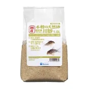 【Suisaku 水作】川砂 水槽底砂 1L 河沙/細砂/魚缸/水族/日本製(適合鼠魚.底棲魚.小型魚/穩定水質 F7079)