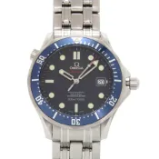 【DOKODEMO】成色極佳的歐米茄海馬系列300公尺潛水錶2220.80 SS海軍自動腕錶1339 [二手]OMEGA