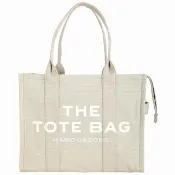 【MARC JACOBS】TRAVELER 大款 字母印花托特帆布包-多色可選(手提包 肩背包 mj)