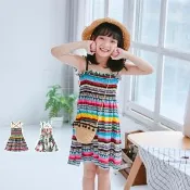 【Baby 童衣】無袖洋裝 女童渡假風吊帶裙 11630(共２色)