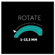 (店+)BIHUI TSR50磁磚調整楔片 間距 1–13mm