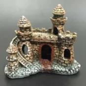 淘好物百貨店 城堡 別墅 魚缸造景擺件 水族裝飾用品 房子假山 樹脂工藝品