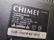 大台北 永和 二手 電視 42吋電視 42吋 奇美 CHIMEI TL-42A100 面板壞 殺肉機 材料機 報帳