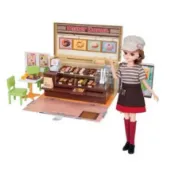 二手🌍僅場景 TAKARA  TOMY× Mister Donut 莉卡甜甜圈店｜甜甜圈店場景禮盒組