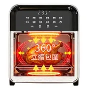 【Glolux】8.8L 觸控不銹鋼氣炸鍋 AF-8801 氣炸+烤箱+果乾機+發酵箱+微波解凍 可視透視窗