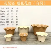 藝起團購  花兒姿荷口塑膠花盆 花邊 波浪型  蓮花造型花盆 (有洞) 蓮花盆 蓮花花盆 材質厚款 園藝資材