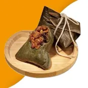 【狀元油飯】艾草香菇粿粽4包組_2026端午節預購(110g*5入/包)