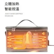 布拉格奇幻生活 戶外野餐辦公室專用防水牛津布USB加熱便當飯盒保溫袋電加熱充電 b7171