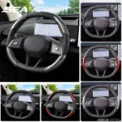 汽車方向盤套 碳纖維透氣防滑套 分體式設計 DIY改裝 Toyota Corolla Cross Camry RAV4