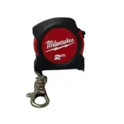 (店+)【Milwaukee 美沃奇】美沃奇 2米捲尺 米沃奇鑰匙圈捲尺 小捲尺
