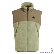 Adidas 背心外套 男裝 雙面穿 鋪棉 防風防水 綠【運動世界】IZ4659