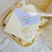 𝐻𝑒𝑝𝑖 🍰 𝐵𝑖𝑟𝑡ℎ𝑑𝑎𝑦 生日卡片 卡片 生日小卡 送禮卡片 祝福卡片 信封 野餐盒卡片 裝飾卡片 生日快樂