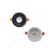 (店+)(A Light) LED 防眩光 5W 9CM COB崁燈/投射燈/可調角度 MR16免安杯燈可替換式 全電壓
