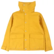 【DOKODEMO】成色極佳的BURBERRY LONDON真絲混紡 W 拉鍊連帽登山派克大衣，黃色，46 碼，正品，義大利製造，男士款