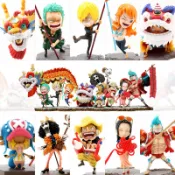 【 現貨 】 海賊王 公仔 GK 新春 舞龍舞獅 佛朗基 布魯克 PVC 大龍