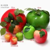 (MOLD-A_163)仿真水果假水果蔬菜泡沫模型 攝影道具 客廳裝飾品仿真特大號蘋果