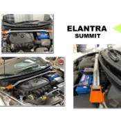 小亞車燈＊全新 現代 ELANTRA 12 13 14 15 EX SUMMIT 鋁合金 引擎室拉桿 平衡桿