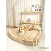 【宅配到府】狗窩 冬季保暖大型犬金毛柯基狗墊子 寵物冬天貓窩 可拆洗秋冬狗狗床 寵物窩 狗床 狗窩 寵物床