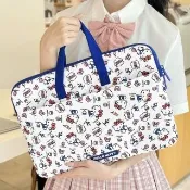 【HELLO KITTY】滿版印花造型大小款13/14吋輕便筆電平板手提電腦包