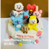 寇比  BT21 卡通人物 生日蛋糕 造型蛋糕 蛋糕