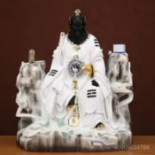 【正一道祖師】張天師神像 龍虎山張道陵像 正一真人 供奉擺件 居家擺飾 風水擺飾 小神像 紀念品