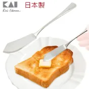 (店+)【KAI 貝印】asdfkitty*日本製 貝印 304不鏽鋼 抹刀/奶油刀/果醬刀-可用洗碗機洗-可抹奶油 果醬 酪梨醬 乳酪 花生醬